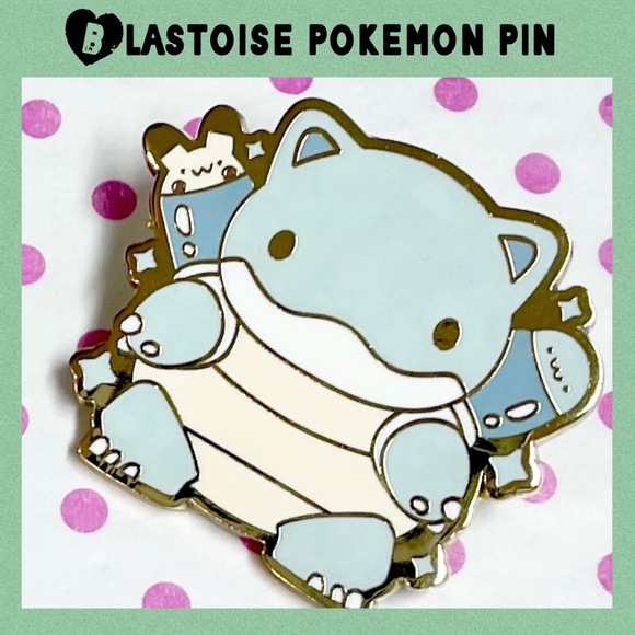 Pokemon Jewelry - Kawaii Blastoise Pin Pokemon Enamel Pin Evolution